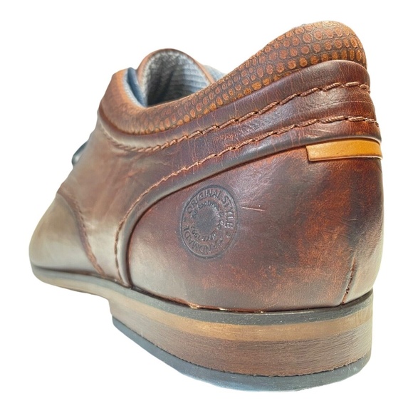 Bull Boxer Hand Crafted Original Limited Edition Brown Derby Shoe Mens 10 M - Picture 9 of 12